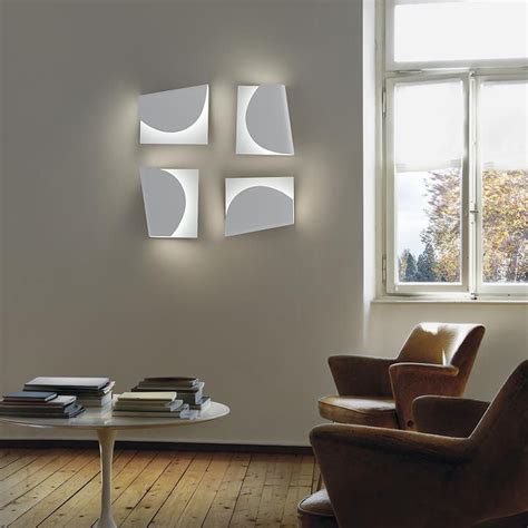 Contemporary Wall Light Turn Me Karboxx Indoor Painted Metal Led