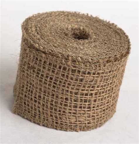 Natural Jute Burlap Ribbon Ribbon And Trims Craft Supplies