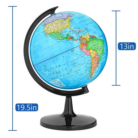 Bshapplus® 13 World Globeglobe For Kidsworld Globe With Standworld