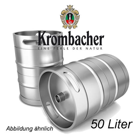 Krombacher 50 L Fassbier 30 00 Pfand Fäßer Produkte Getränke