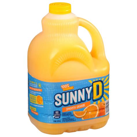 Sunny D Smooth And Sweet Orange Flavored Citrus Punch Shop Juice At H E B