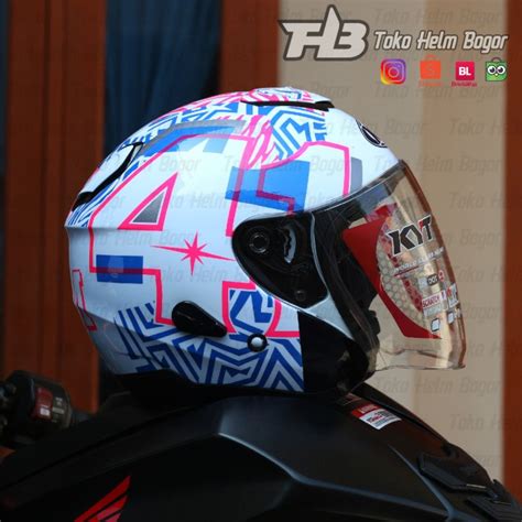 Jual Kyt Kyoto Espargaro 2022 White Repaint Shopee Indonesia