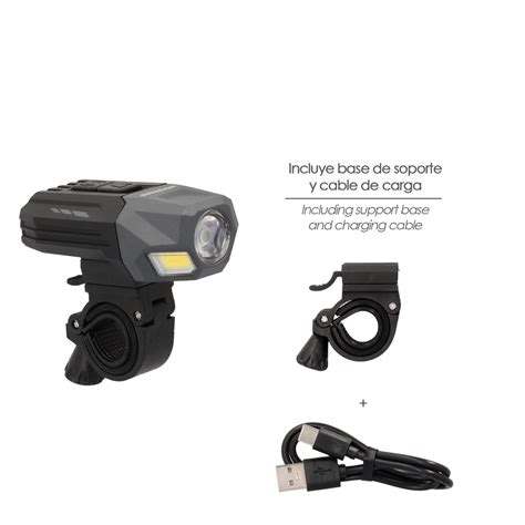 Distribuidor Luz Led Frontal Para Bicicleta Patinete Lumenes