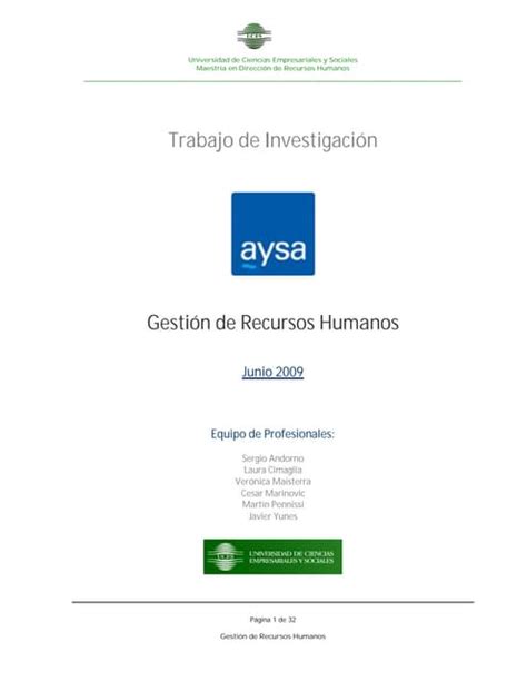 Gestión De Recursos Humanos Casos Prácticos Pdf