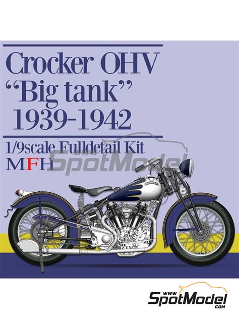 Model Factory Hiro K Motorbike Scale Model Kit Scale Crocker