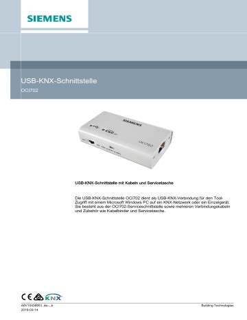 Siemens OCI702 Handbuch Manualzz