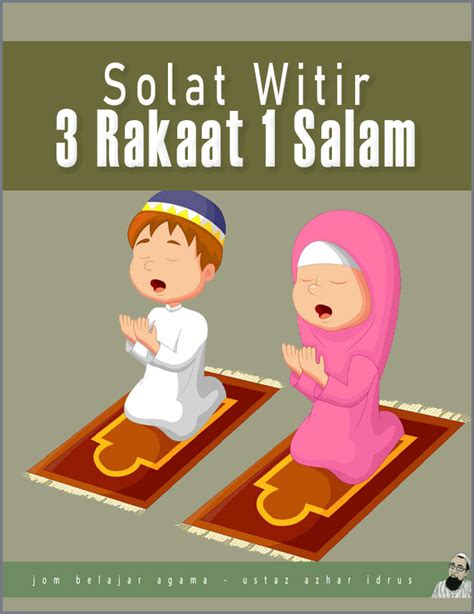 Niat Solat Witir 3 Rakaat 1 Salam Jessica Mackay