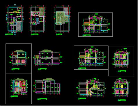 House 2 Levels DWG Section For AutoCAD Designs CAD