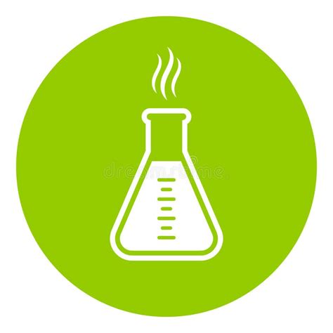 Green Chemistry Concept With Glowing Chemical Beaker And Plant With