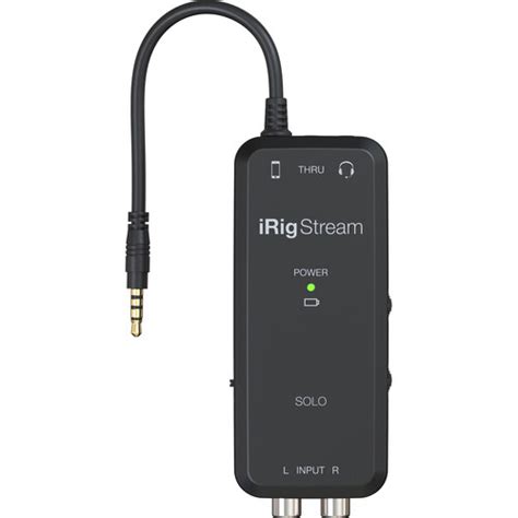 Ik Multimedia Irig Stream Solo Ultracompact Ip Irig Streamsl In