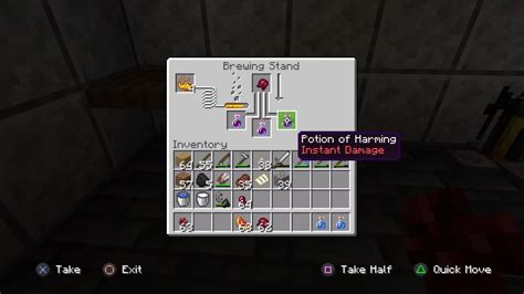 Minecraft: How to Make a Potion of Harming | VGKAMI