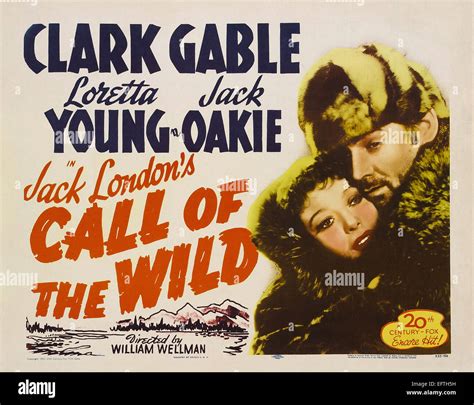 The call of the wild 1935 movie poster display hi-res stock photography ...