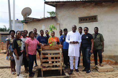 Verdissement De La Ville De Porto Novo Des Plants Mis En Terre