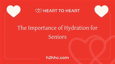 The Importance Of Hydration For Seniors