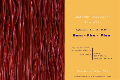 Fabric Art Fire Zuzanna Kozlowska Zuz Zuzanna Kozlowska