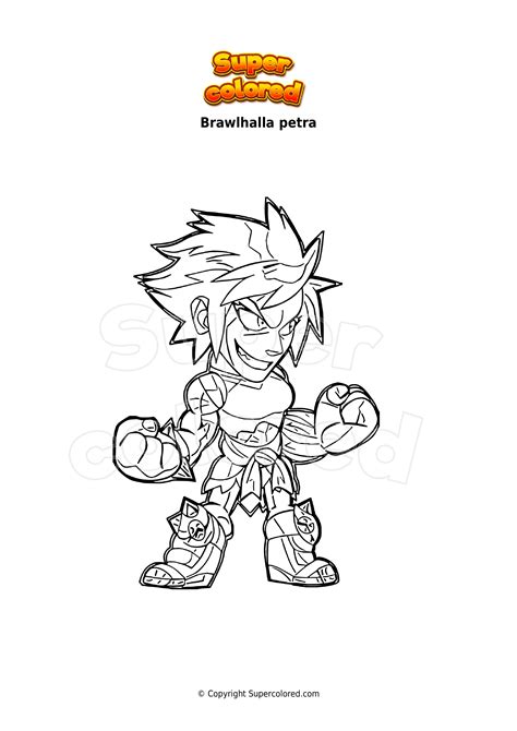 Dibujo Para Colorear Brawlhalla Petra Supercolored The Best Porn Website