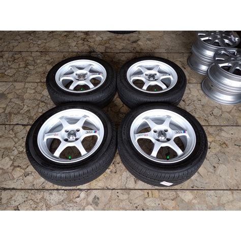 Jual VELG MOBIL RACING SSR RING 15x6 5 PCD 4x100 BAN GOODYEAR 185