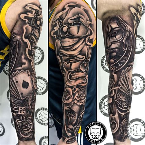 A Man S Arm And Leg Covered In Black Ink With An Image Of A Robot