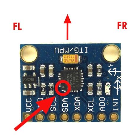 The Correct Orientation Of Mpu Gy Module In Arduino Quadcopter