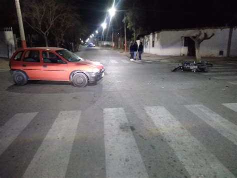 Un Motociclista Herido En Fuerte Choque En Chimbas Diario La