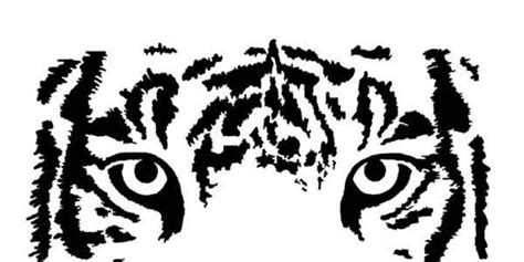 26 Tiger Eyes Tattoo Stencil Altafalexica