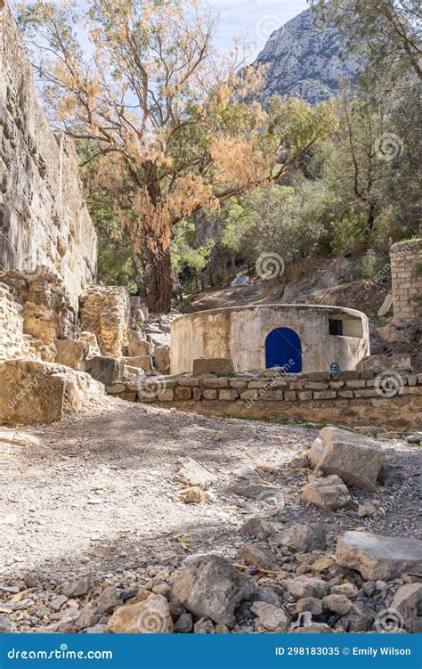 Ruins Of The Roman Water Temple In Zaghouan Tunisia Stock Image