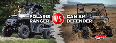 Can Am Defender Vs Polaris Ranger A Comparison Sm Sport