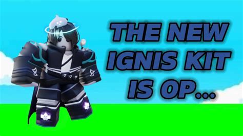 I Used The New Ignis Kit In Roblox Bedwars Youtube