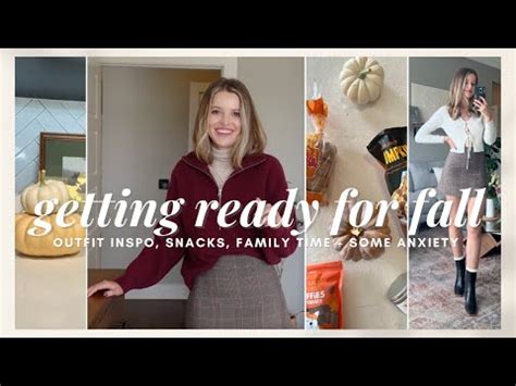 VLOG Prepping For Fall Decor Snacks Fall Outfit Inspo Some