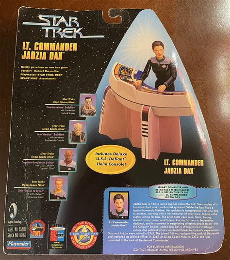 Playmates Star Trek Lt Commander Jadzia Dax Action Figure Warp Factor