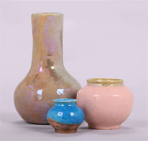 Three Pewabic Vases | California Historical Design