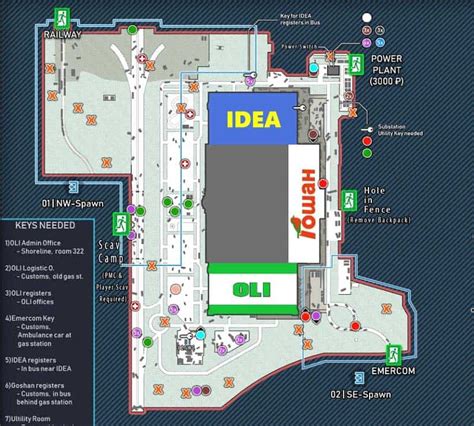 Escape From Tarkov Customs Map Extraction Points 2021 Customs The Official Escape From Tarkov