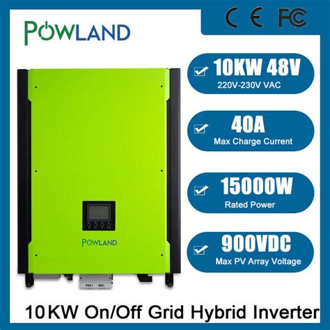 Kw V Hybrid Solar Wechselrichter Reine Sinus Parallel Mit Mppt