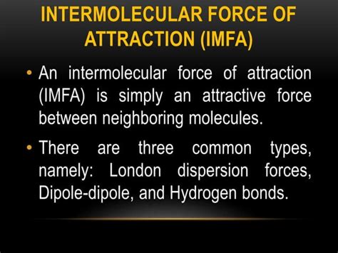 L Intermolecular Forces Of Attraction Pptx