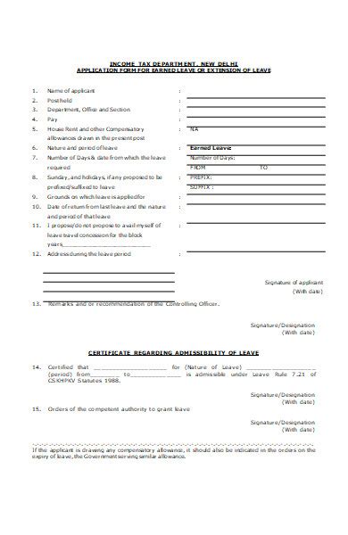 Free Extension Forms In Pdf Ms Word