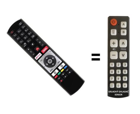 Telefunken RC4318 Replacement Remote Control For Seniors Za 11 2 TV