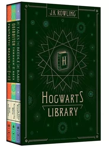 Box Biblioteca Hogwarts 3 Livros Capa Dura Harry Potter Frete grátis