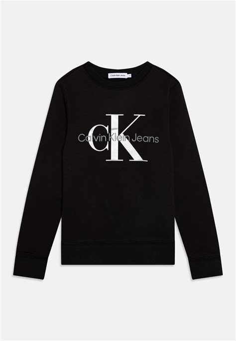 Calvin Klein Jeans Monogram Unisex Sudadera Blacknegro Zalandoes