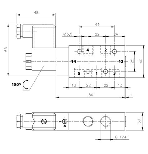 Elektrozawór 5 2 monostabilny Hafner PS Automatyka Pneumatyka Hydraulika