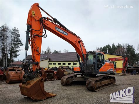 Doosan DX255 tracked excavator for sale Poland Ostrowiec Świętokrzyski