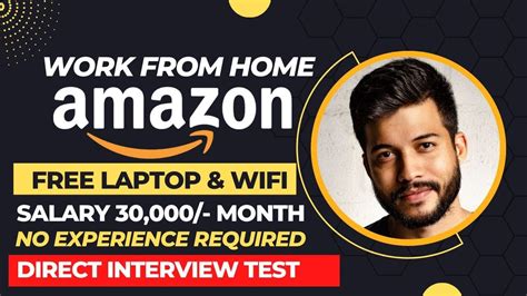 Amazon Work From Home Job FREE Laptop Wifi Amazon Jobs For