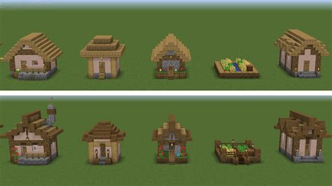 Every Village houses Redesigned Minecraft Map