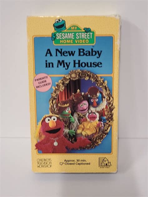 Sesame Street A New Baby In My House VHS 1996 74645129235 EBay