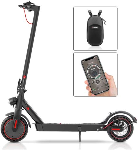 iScooter Scooter eléctrico 1S para adultos 17 millas de largo alcance y