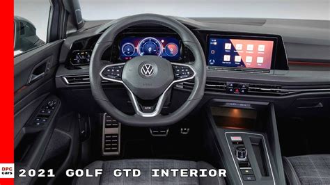 2021 Volkswagen Golf Gtd Interior Cabin Vw Youtube