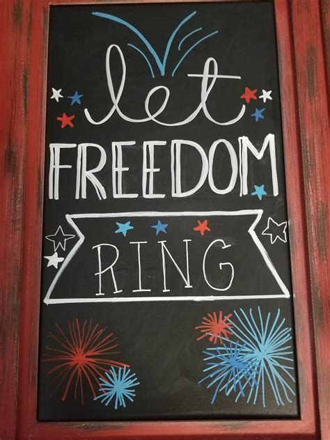 My Patriotic 4th Of July Chalkboard Art Chalkboard Art Chalkboard Wall Art Patriotic