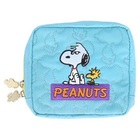 【楽天市場】スヌーピー コスメポーチ キルティングポーチ Peanuts American Taste 10 Lb ピーナッツ サンスター文具