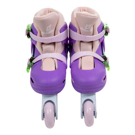 Patins Inline Roxo E Prata Radkal