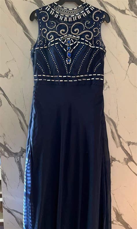 Midnight Blue Evening Gown / Formal Dress, Women's Fashion, Dresses ...