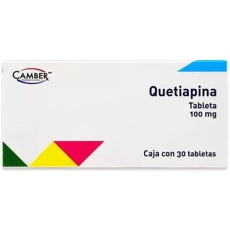 Quetiapina Camber 30 Tabletas 25mg MercadoLibre